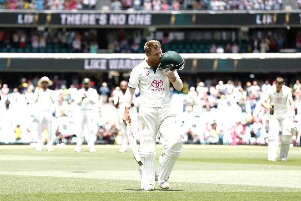 Warner made a brisk, match-winning 57 on a tricky surface at the SCG. Warner made a brisk, match-winning 57 on a tricky surface at the SCG.