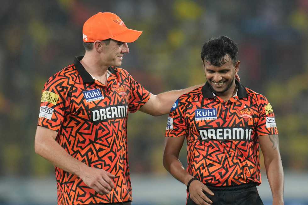 The dry, black-soil surface allowed SRH bowlers to bowl into the pitch and take the pace off