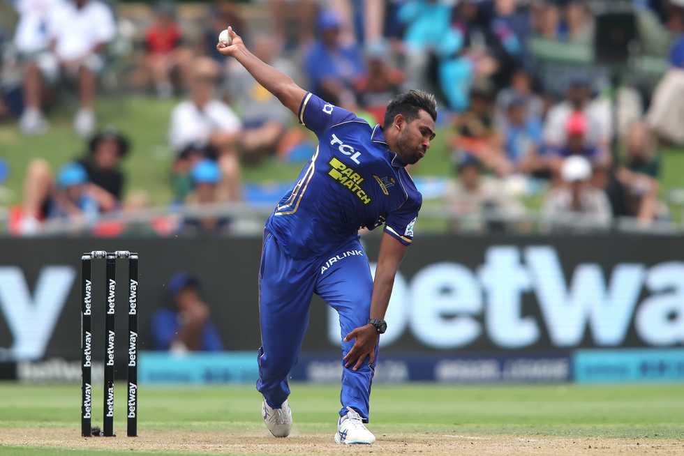 Nuwan Thushara impressed for MI's sister franchise the MI Cape Town Nuwan Thushara impressed for MI's sister franchise the MI Cape Town
