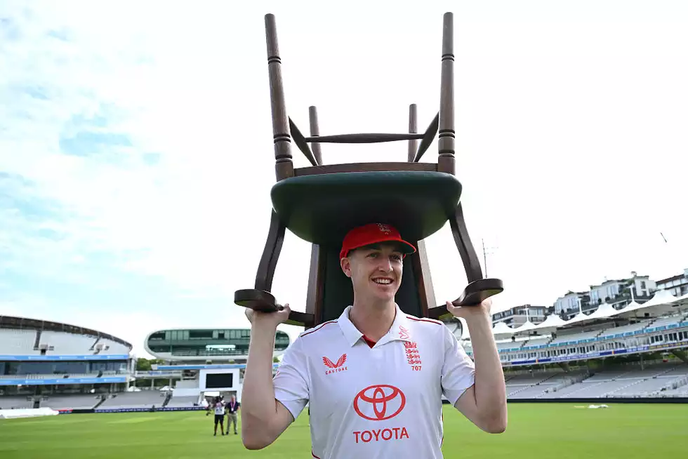 The shift, from the boy who barely spoke to the batter who now chirps with shots and sledges, may be the clearest sign of evolution for Harry Brook. The shift, from the boy who barely spoke to the batter who now chirps with shots and sledges, may be the clearest sign of evolution for Harry Brook.