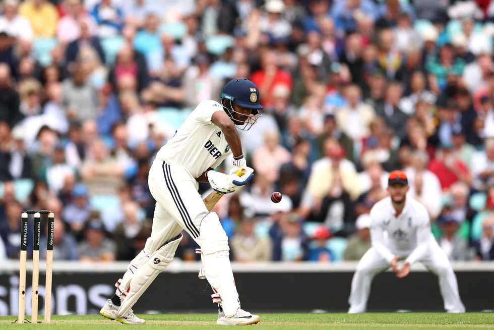 No reaching, no flashing, no flirting outside off - Sai Sudharsan followed the 'hands in the pocket' technique on Day 1 at the Oval No reaching, no flashing, no flirting outside off - Sai Sudharsan followed the 'hands in the pocket' technique on Day 1 at the Oval