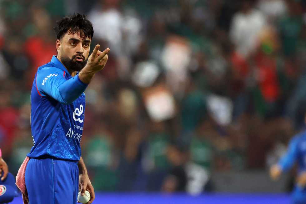 Rashid was visibly miffed with his team's show against Bangladesh. Rashid was visibly miffed with his team's show against Bangladesh.