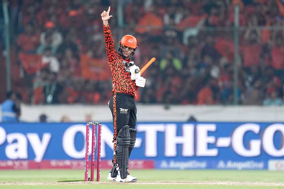Abhishek trained the spotlight on him while turning out for SRH Abhishek trained the spotlight on him while turning out for SRH